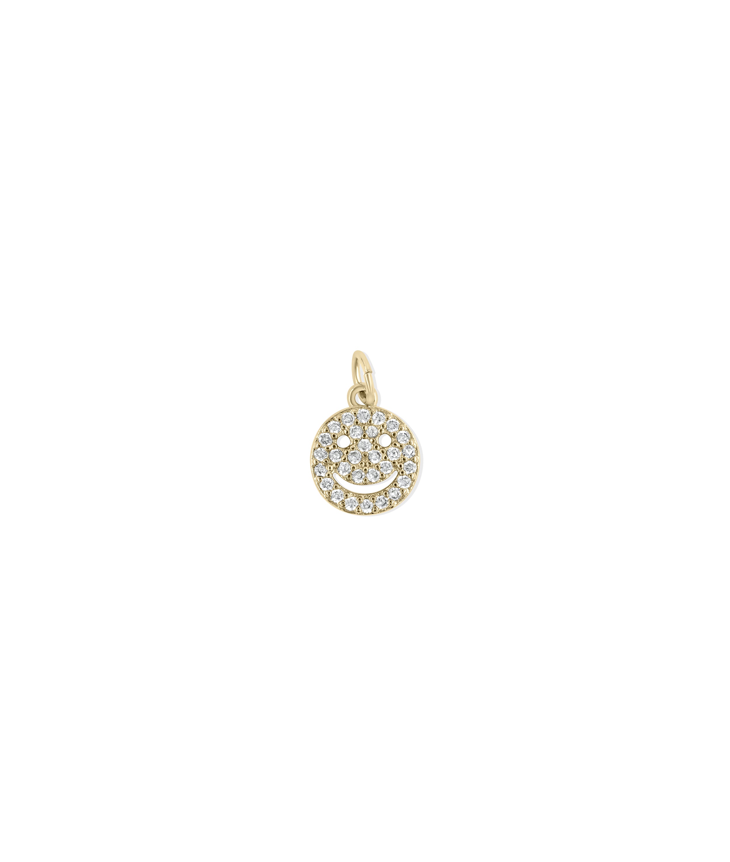 Smile Coin Charm - 79e | Everyday 14K Gold Jewelry