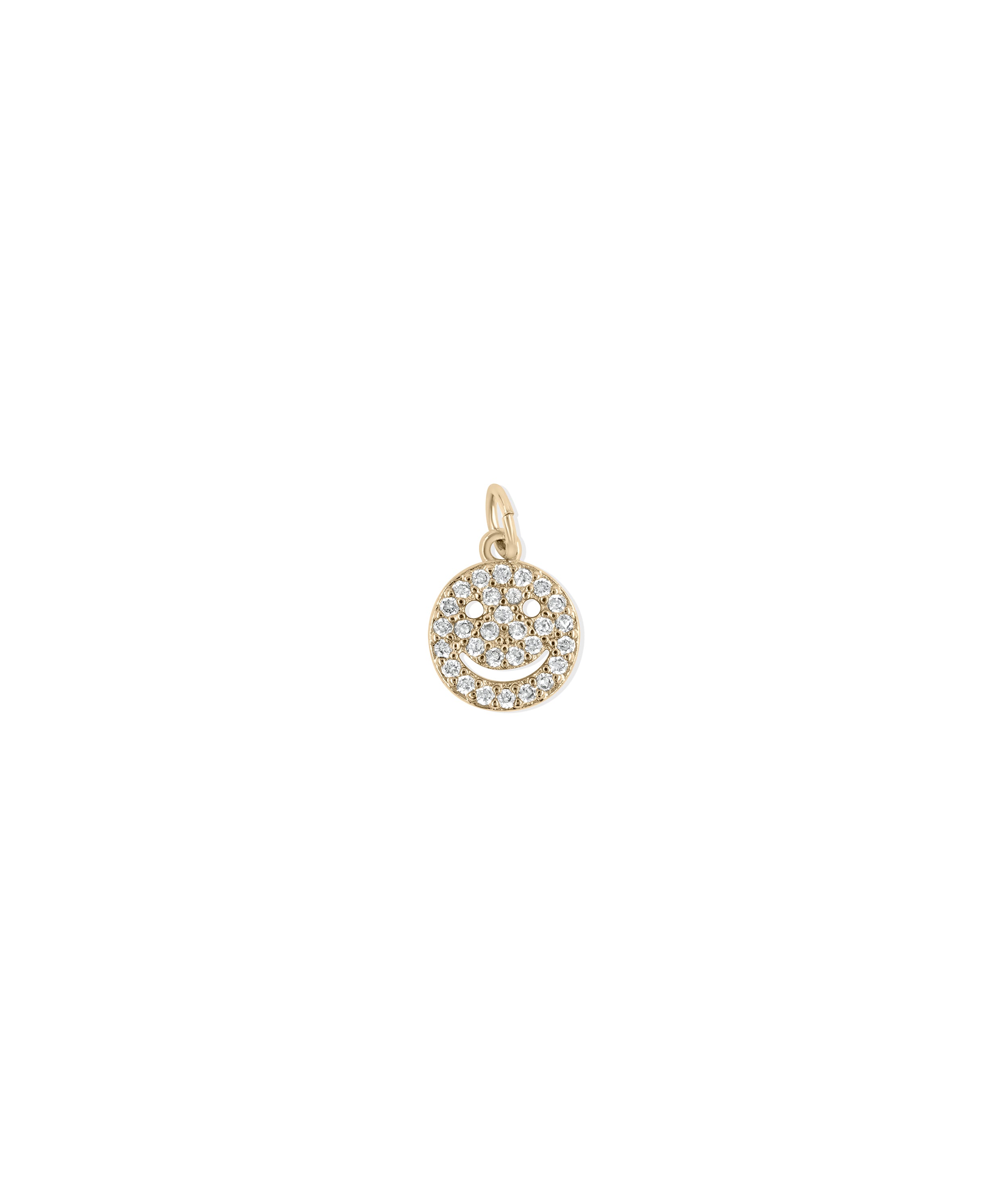 Smile Coin Charm - 79e | Everyday 14K Gold Jewelry