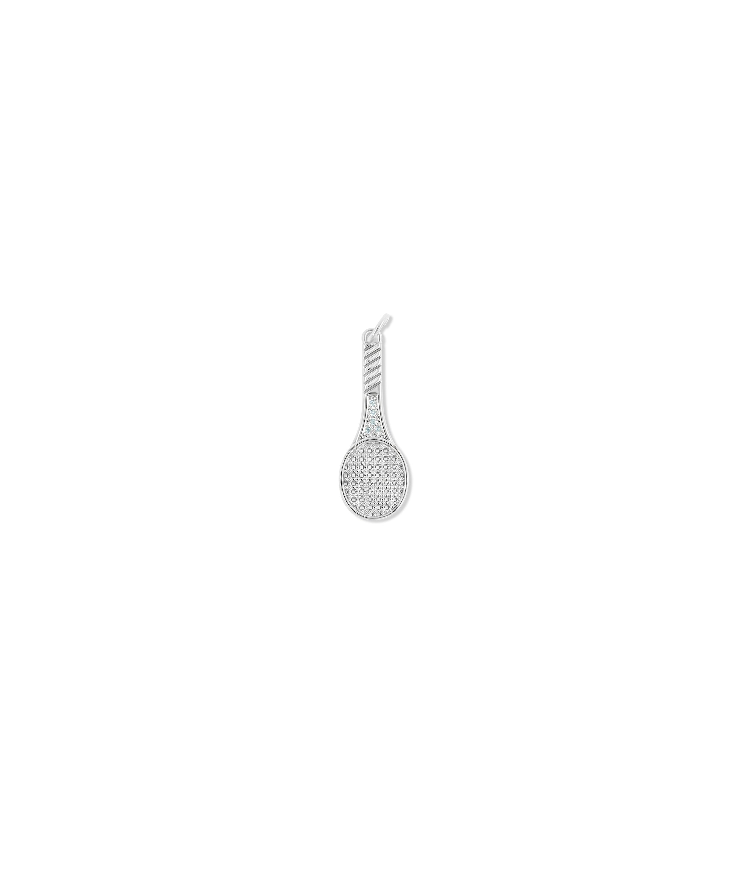 Tennis Racket Charm - 79e | Everyday 14K Gold Jewelry