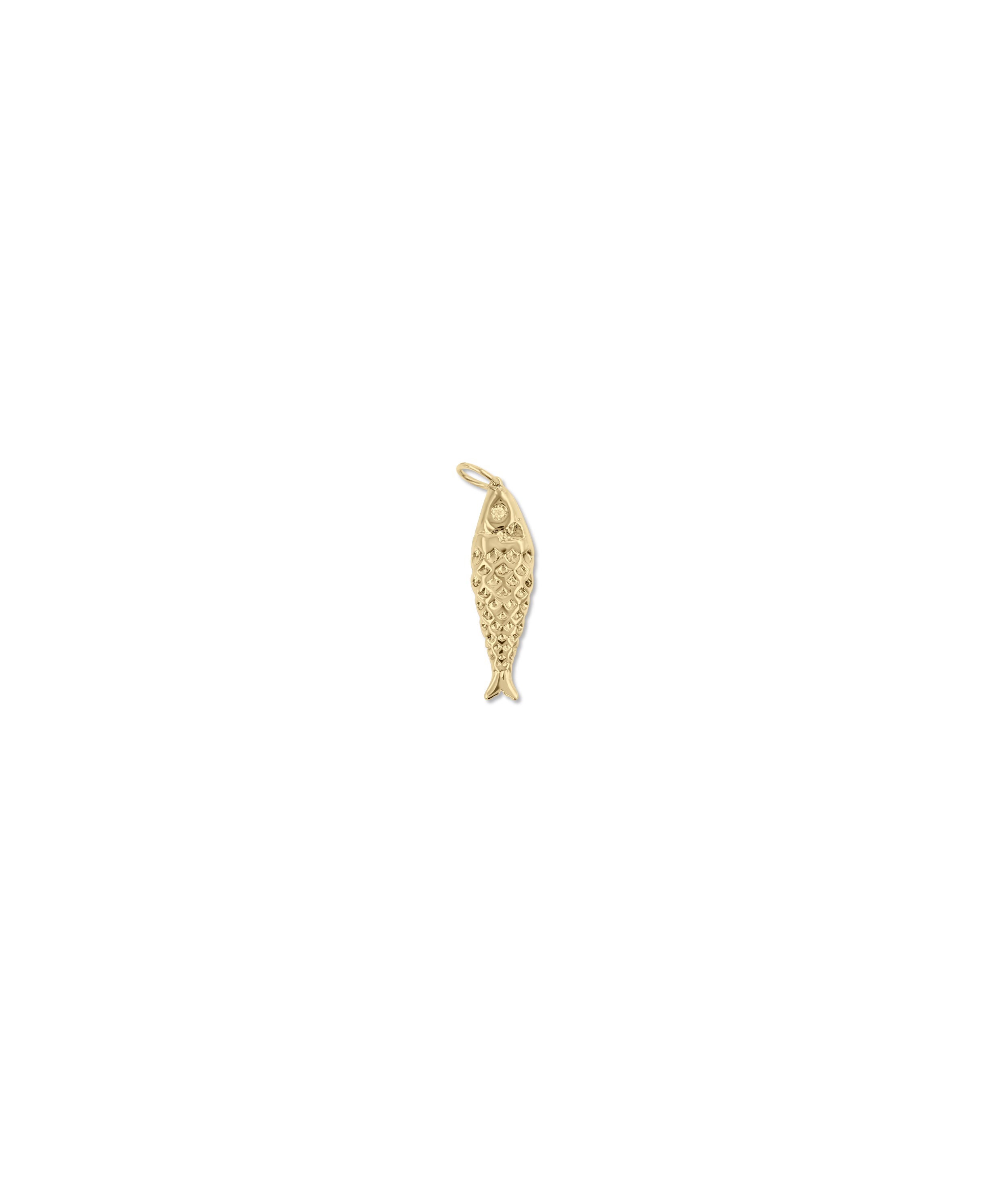 Gold Fish Charm - 79e | Everyday 14K Gold Jewelry