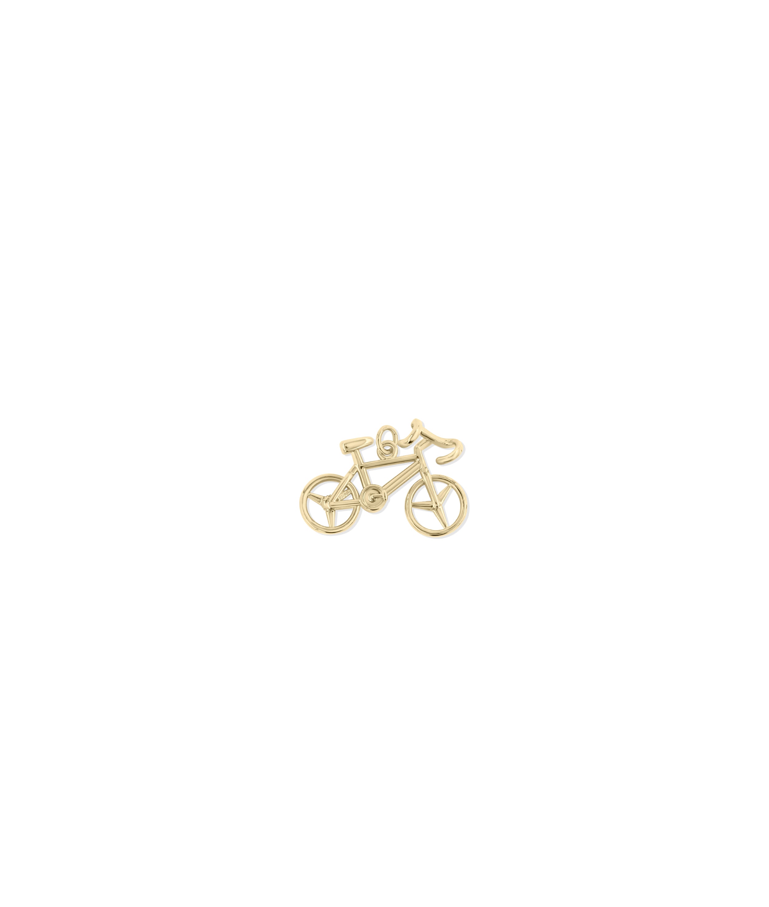 Gold Bicycle Charm - 79e | Everyday 14K Gold Jewelry