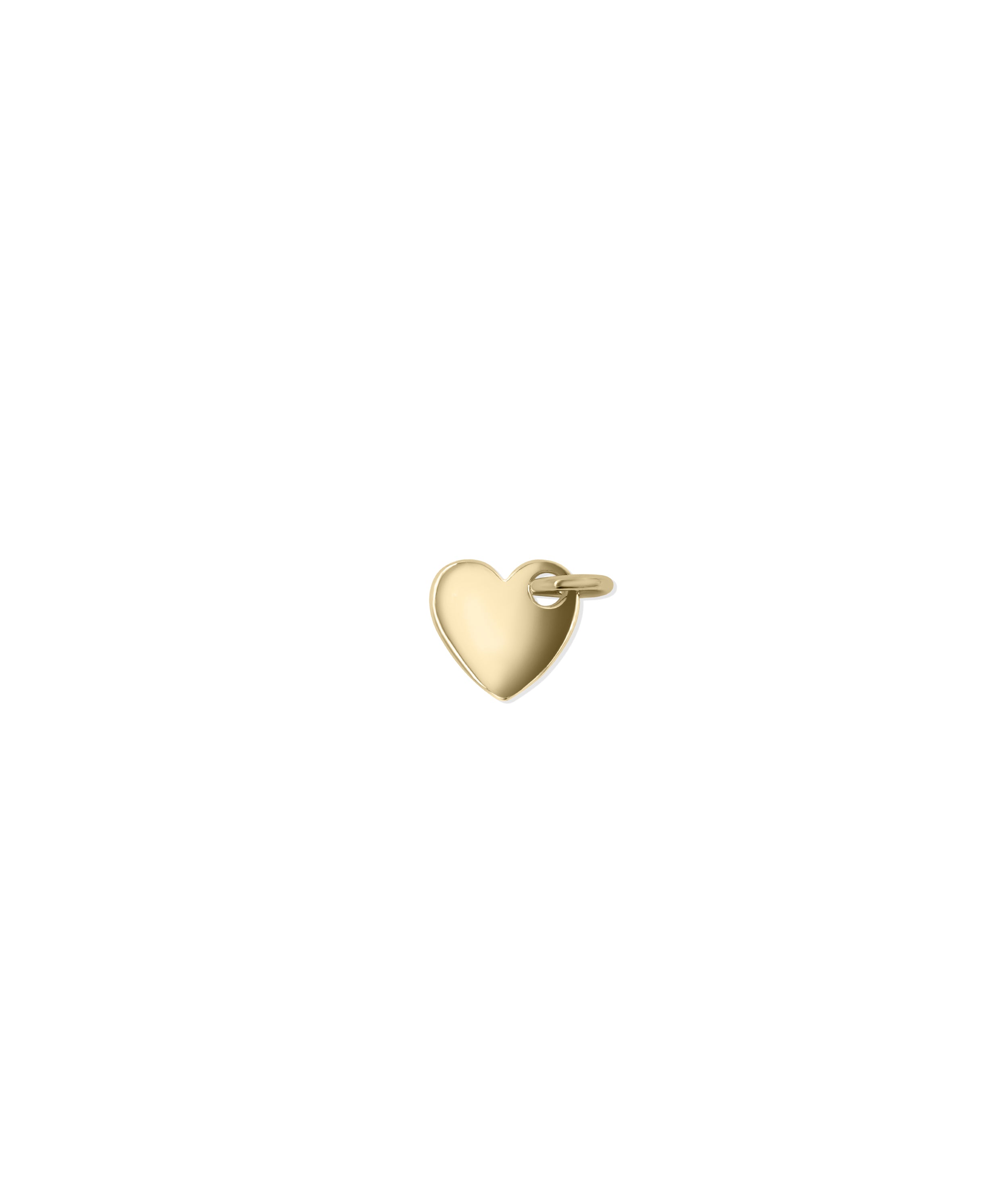 Gold Heart Charm - 79e | Everyday 14K Gold Jewelry
