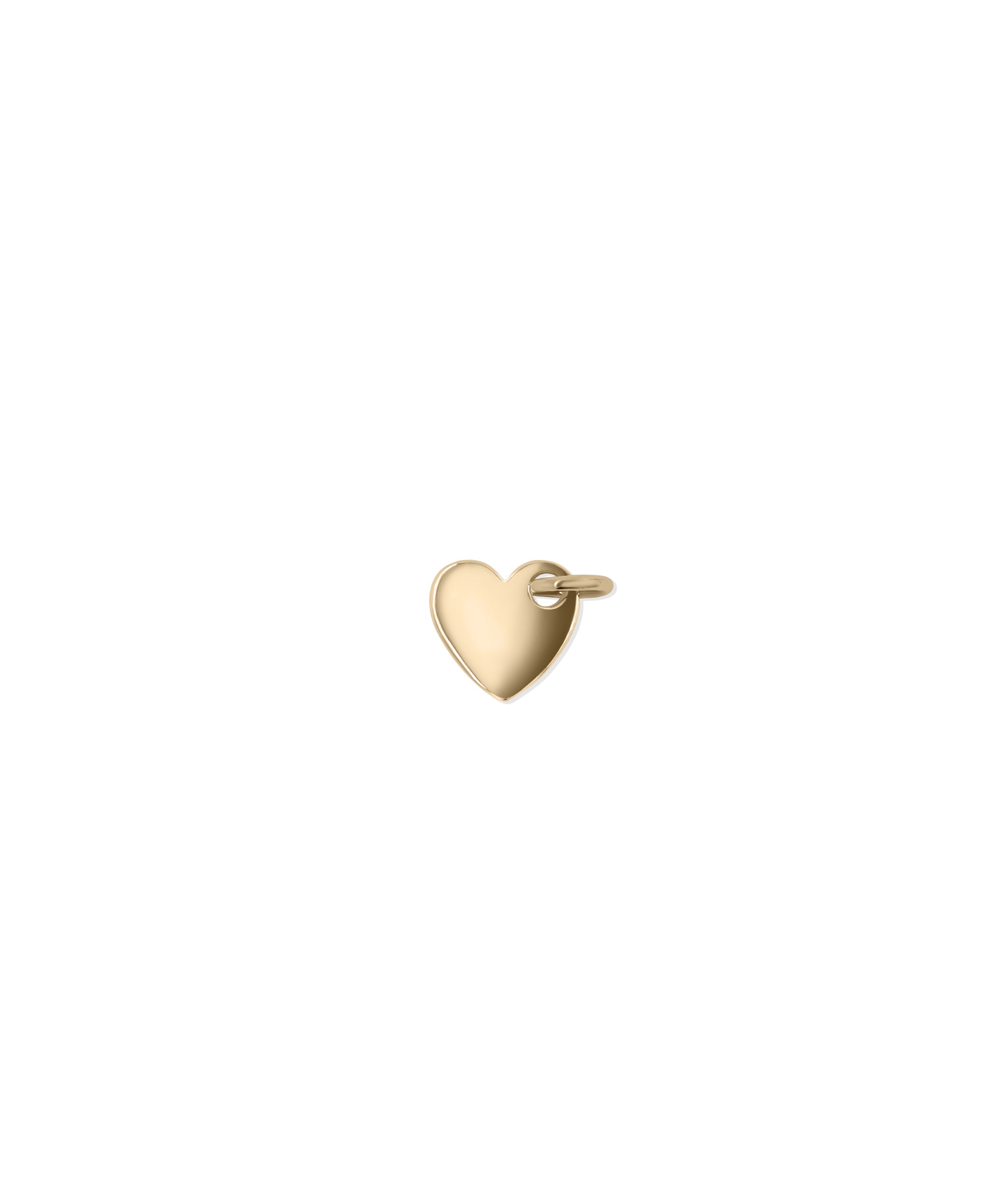 Gold Heart Charm - 79e | Everyday 14K Gold Jewelry