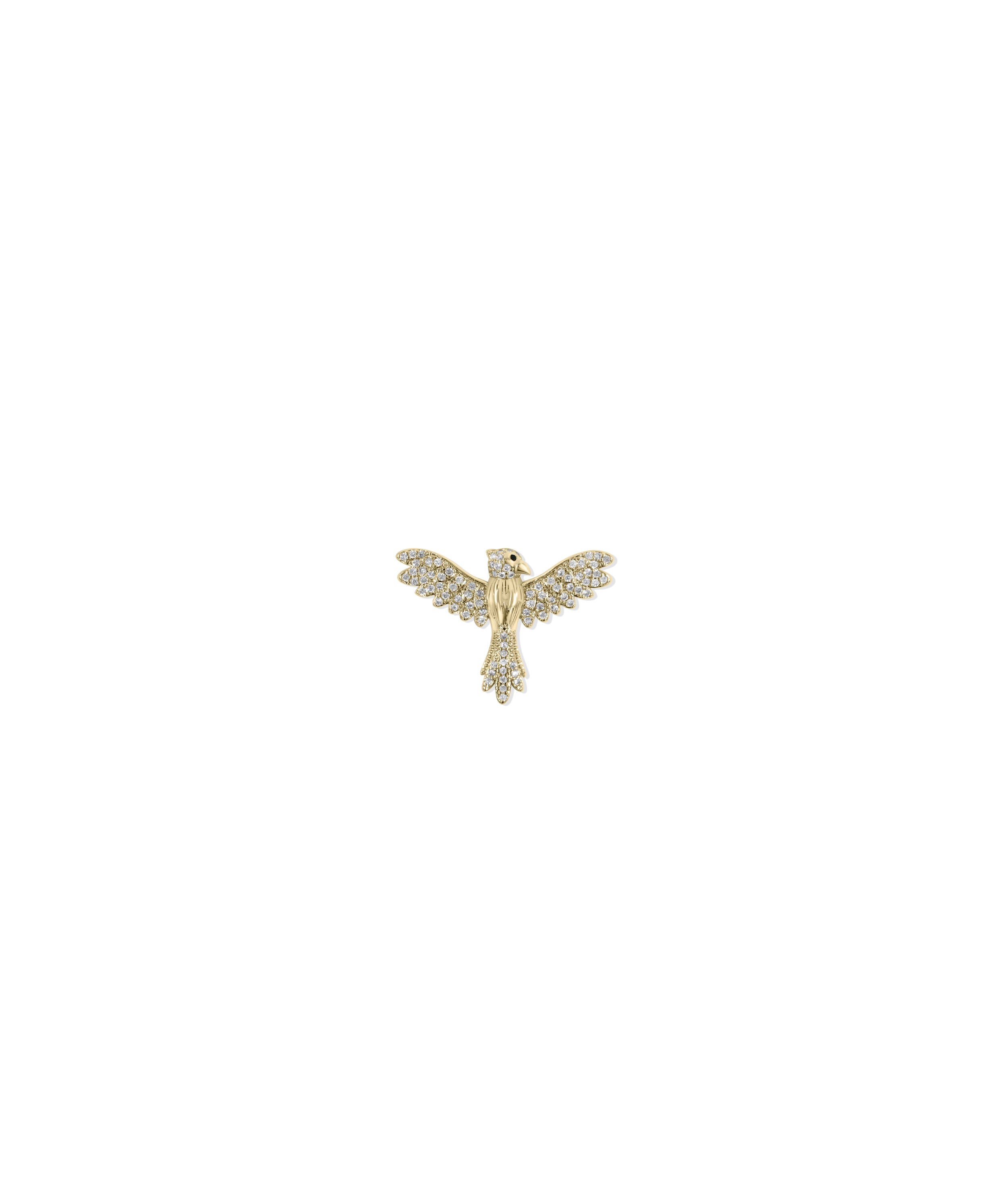 Diamond Eagle Charm - 79e | Everyday 14K Gold Jewelry