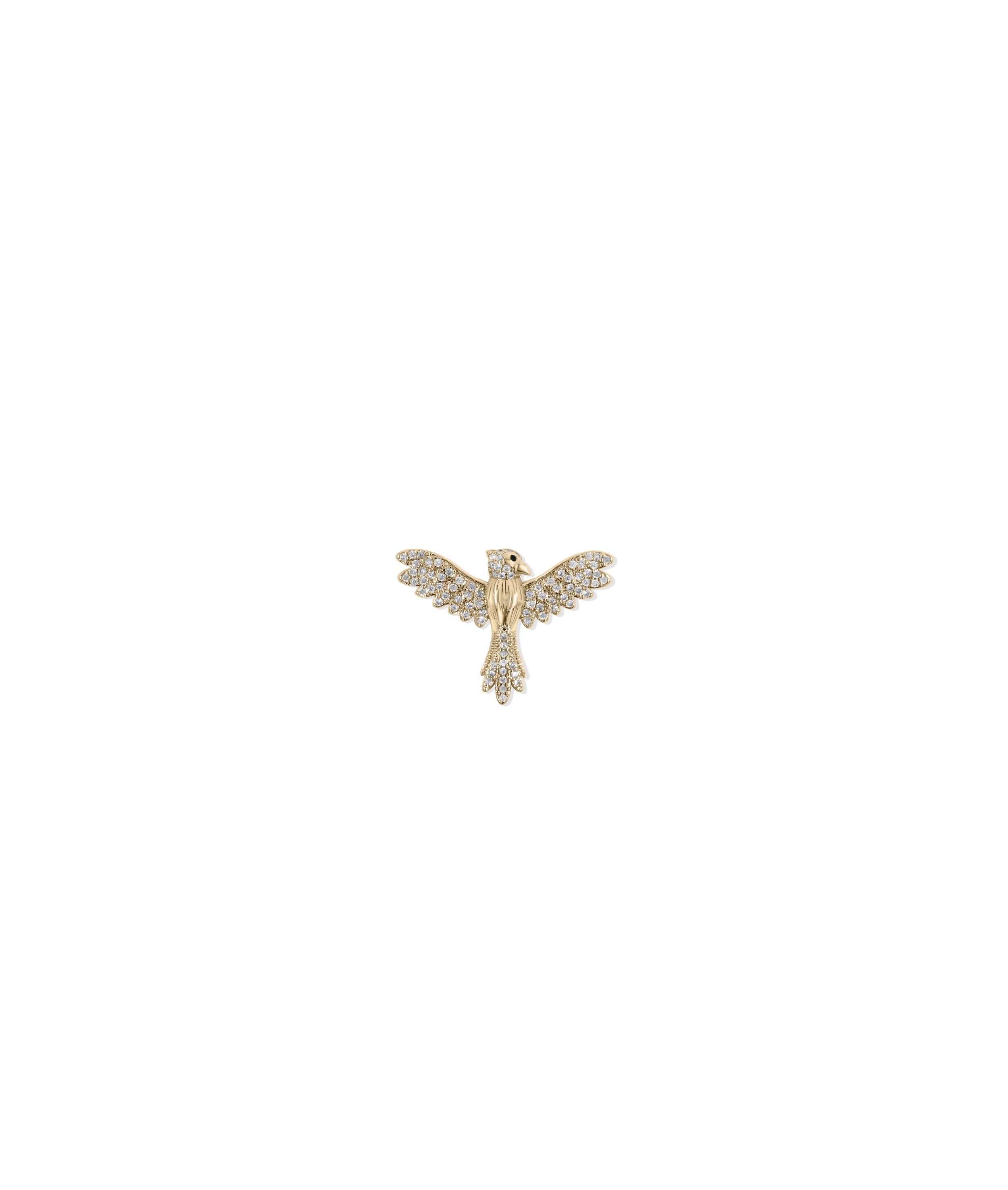 Diamond Eagle Charm - 79e | Everyday 14K Gold Jewelry