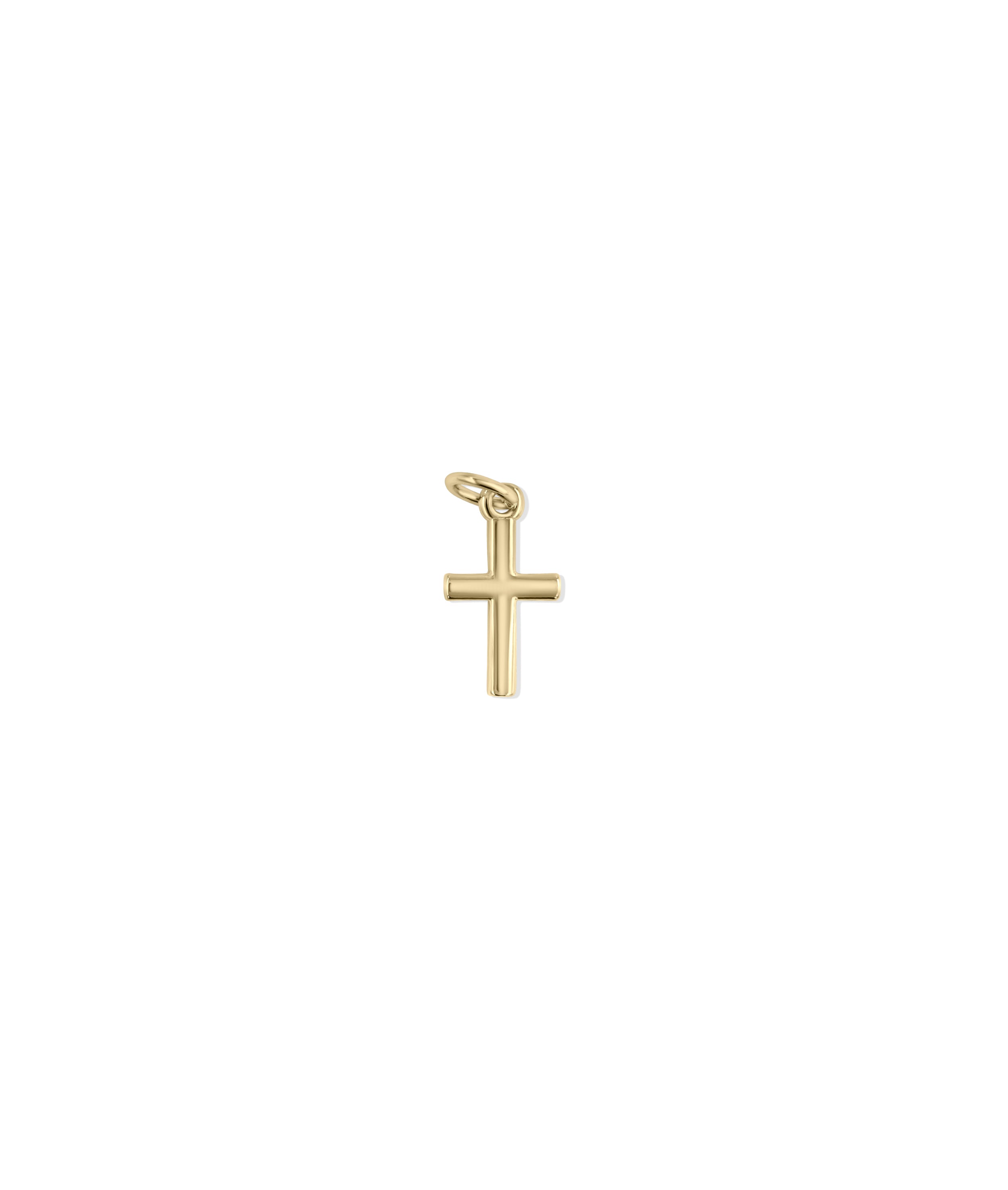 Gold Cross Charm - 79e | Everyday 14K Gold Jewelry