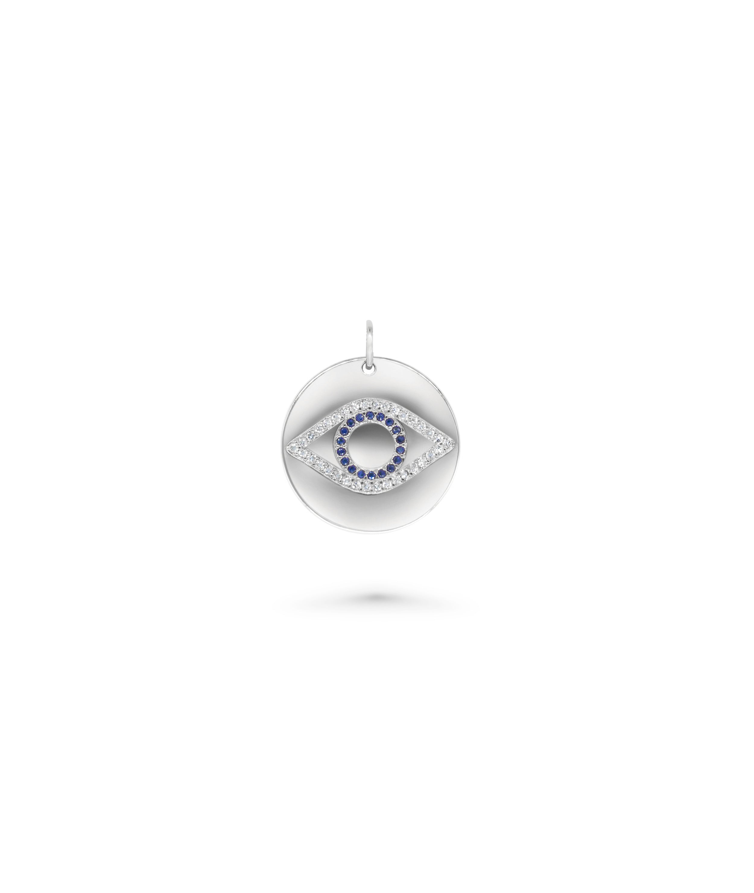 Evil Eye Coin Charm - 79e | Everyday 14K Gold Jewelry