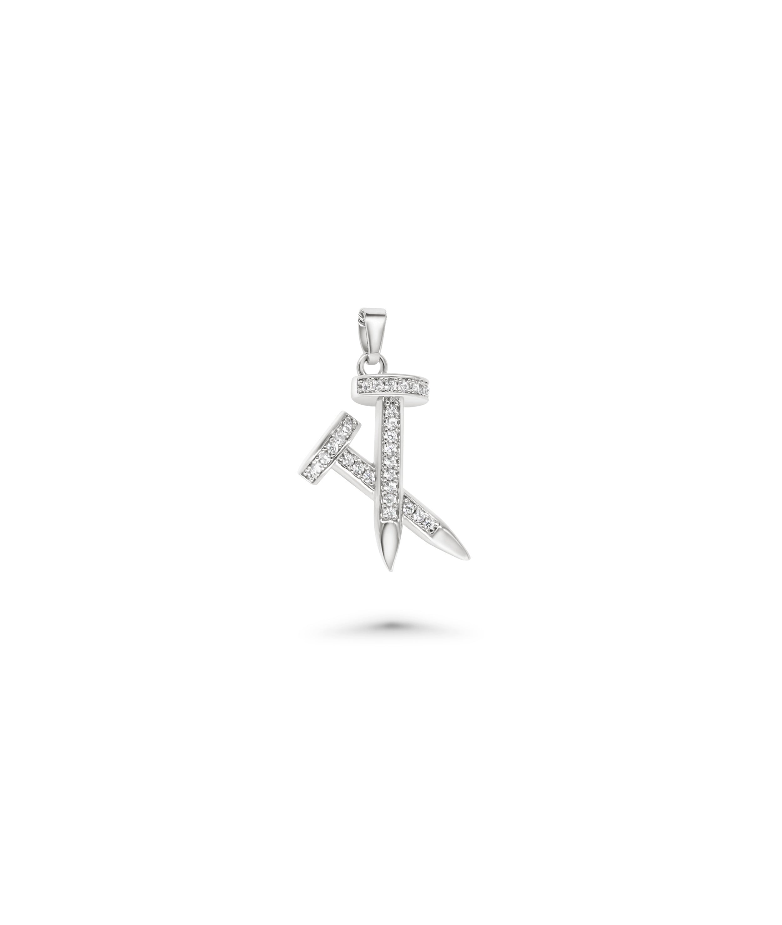 Diamond Nail Charm - 79e | Everyday 14K Gold Jewelry