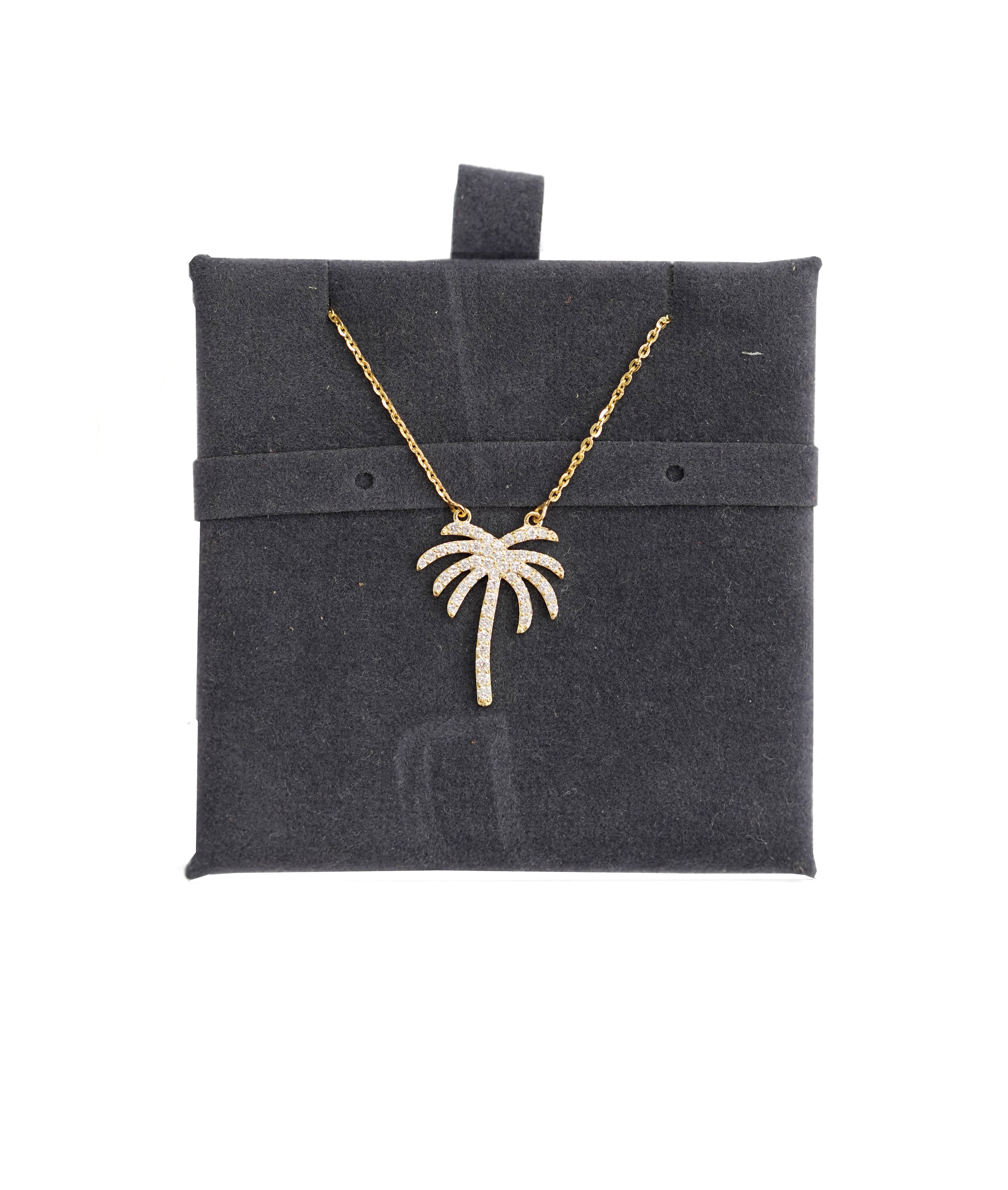 Palm Tree Necklace - 79e | Everyday 14K Gold Jewelry
