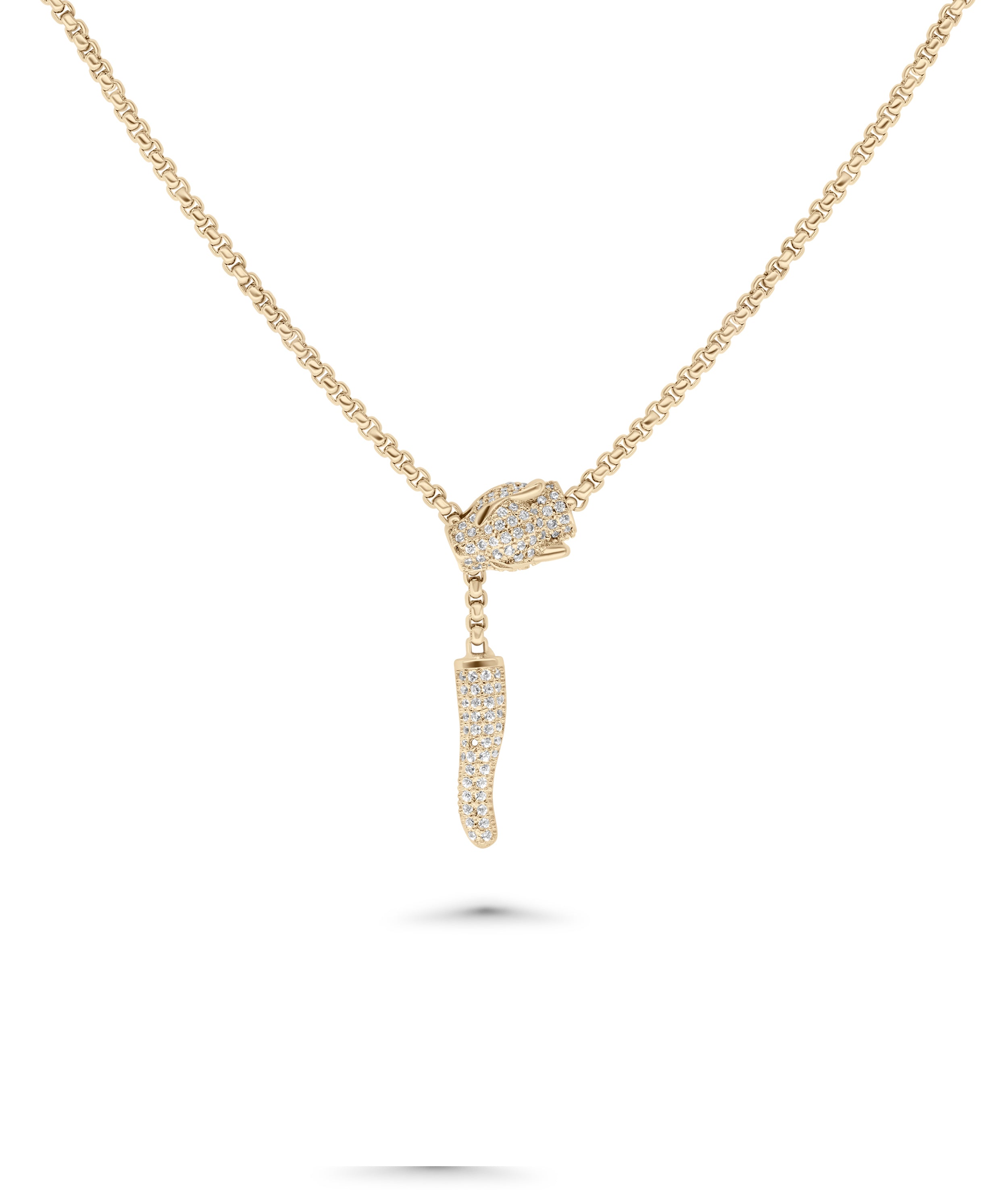 Panther Bolo Necklace - 79e | Everyday 14K Gold Jewelry