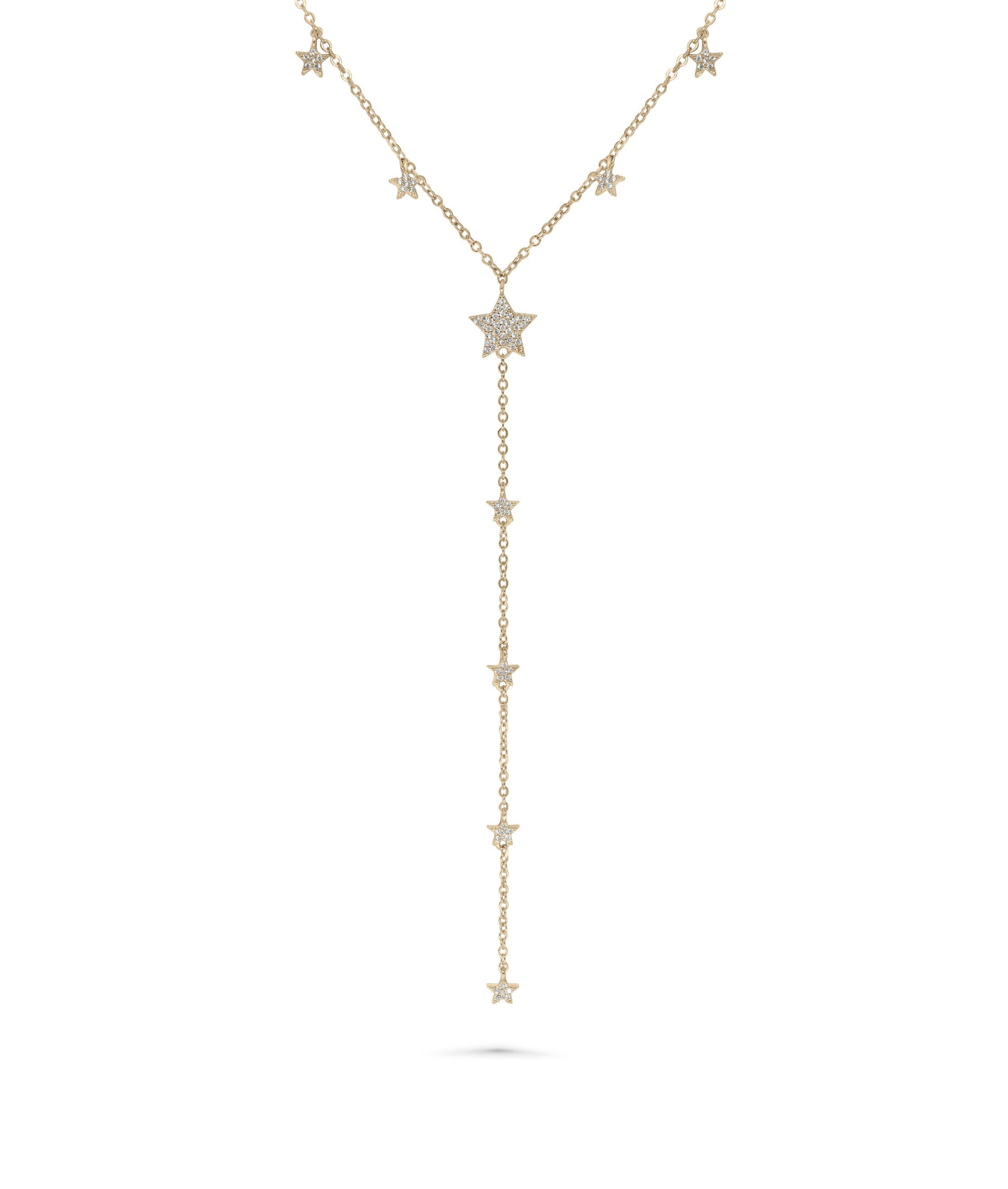 Y Shape Star Necklace - 79e | Everyday 14K Gold Jewelry
