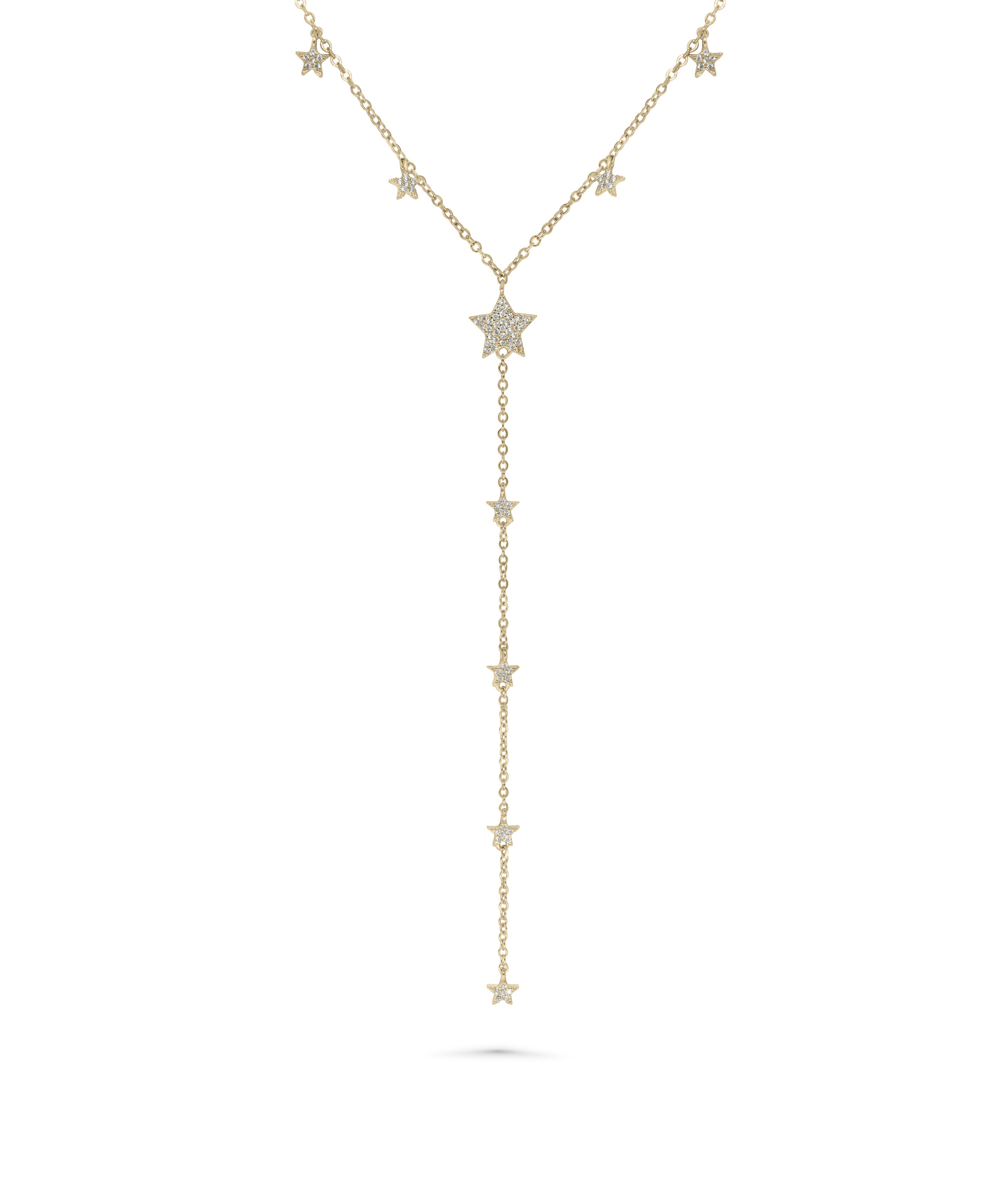 Y Shape Star Necklace - 79e | Everyday 14K Gold Jewelry