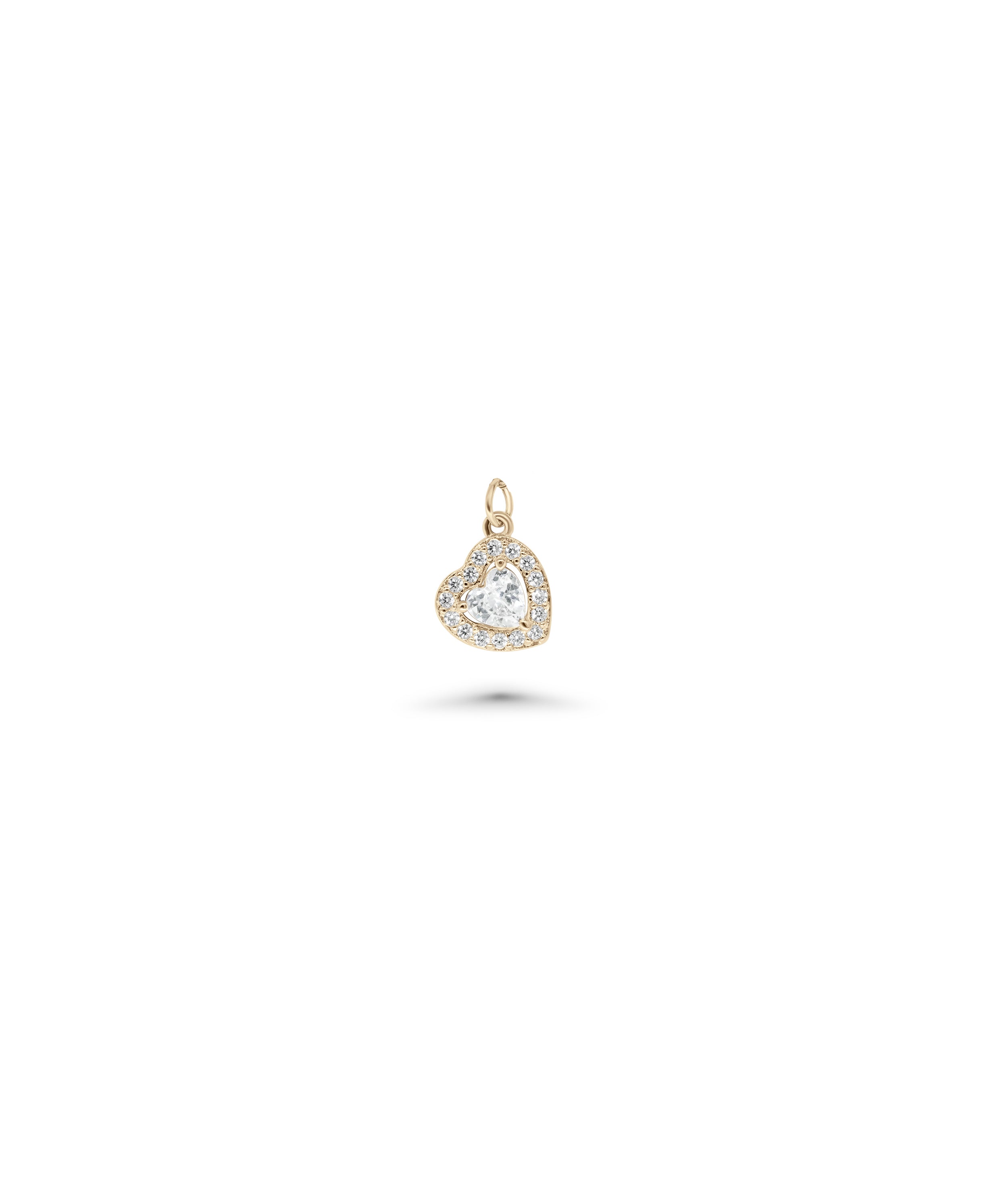 Diamond Solitaire Charm - 79e | Everyday 14K Gold Jewelry