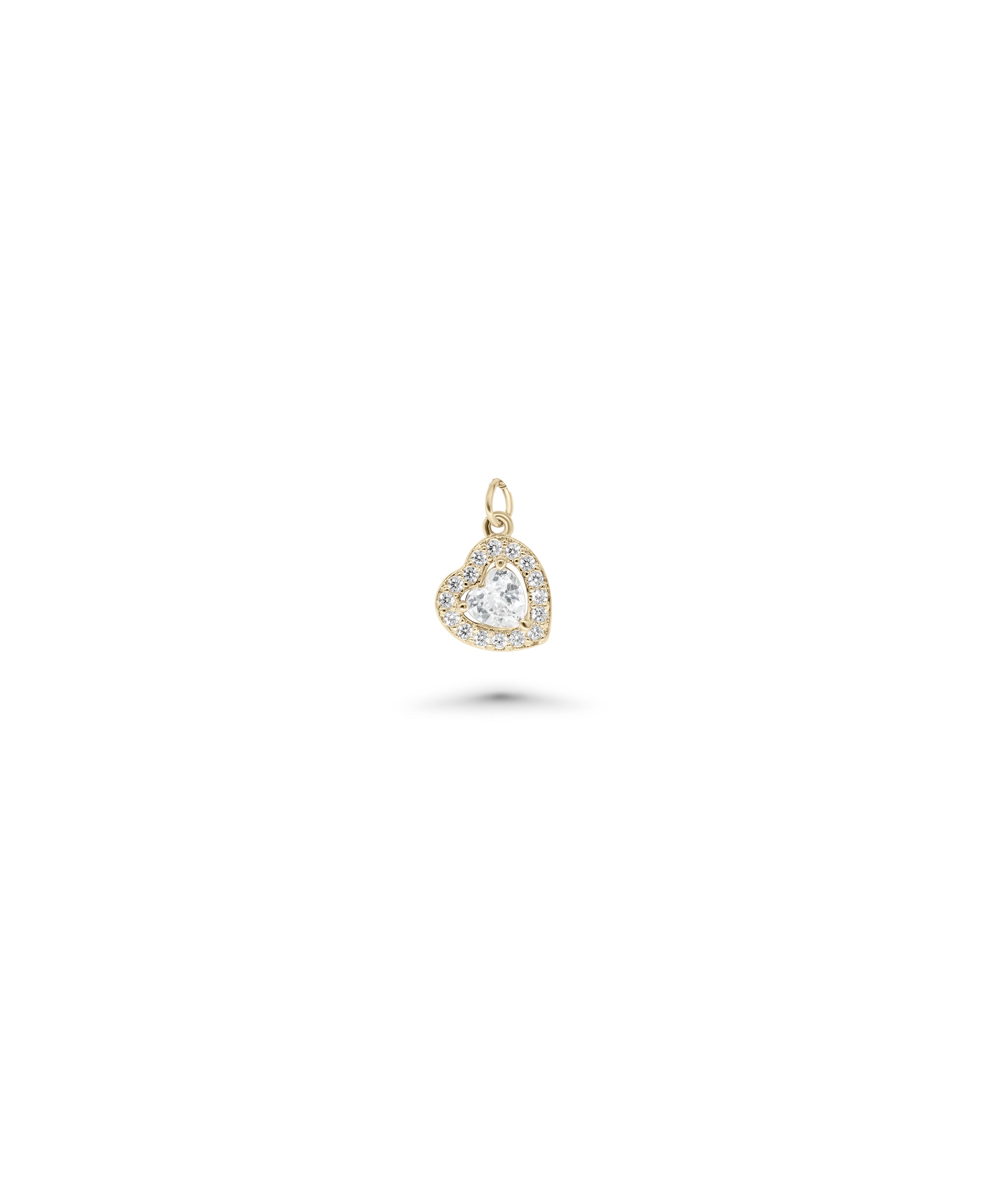 Diamond Solitaire Charm - 79e | Everyday 14K Gold Jewelry