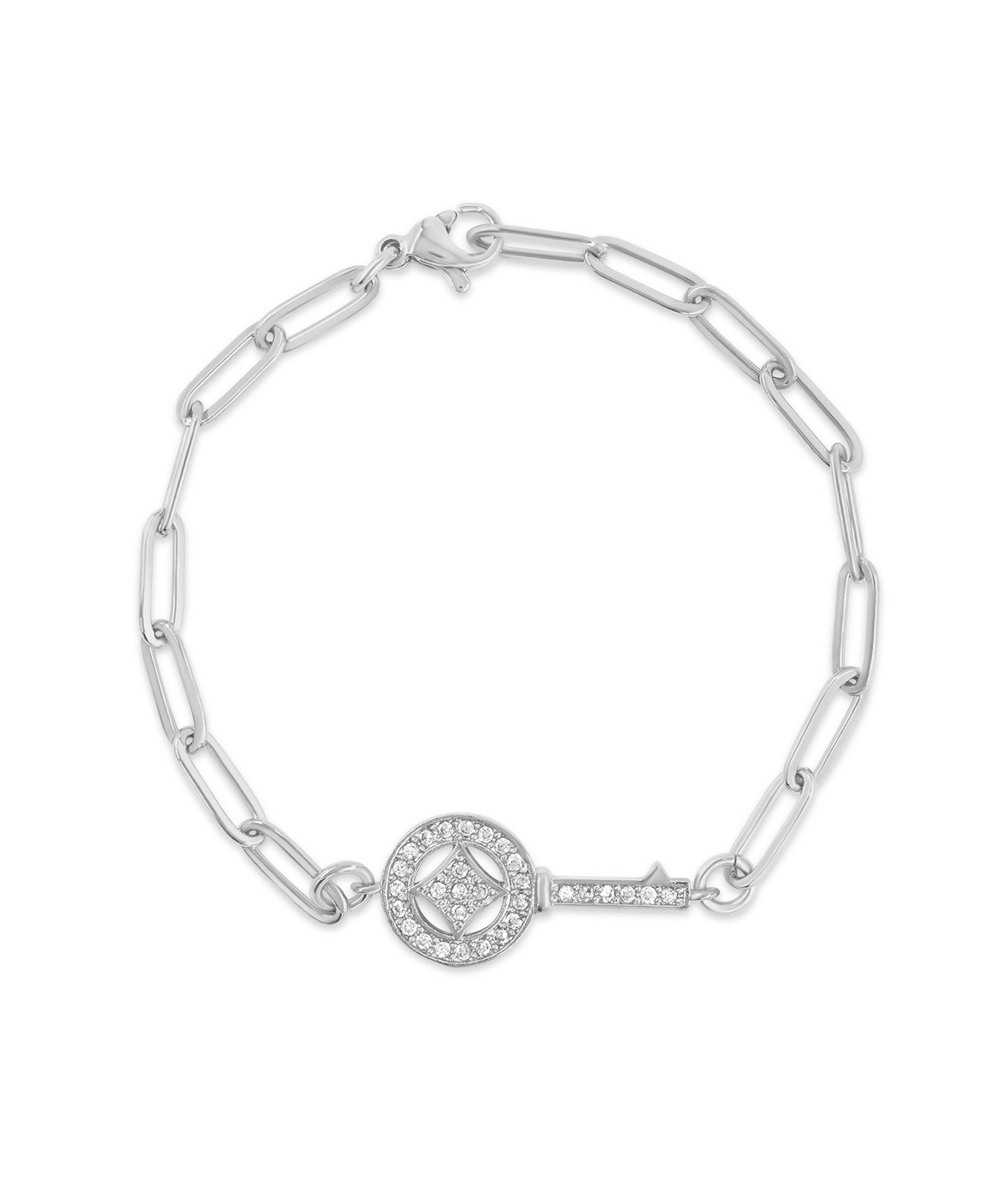 Paper Clip Key Bracelet - 79e | Everyday 14K Gold Jewelry