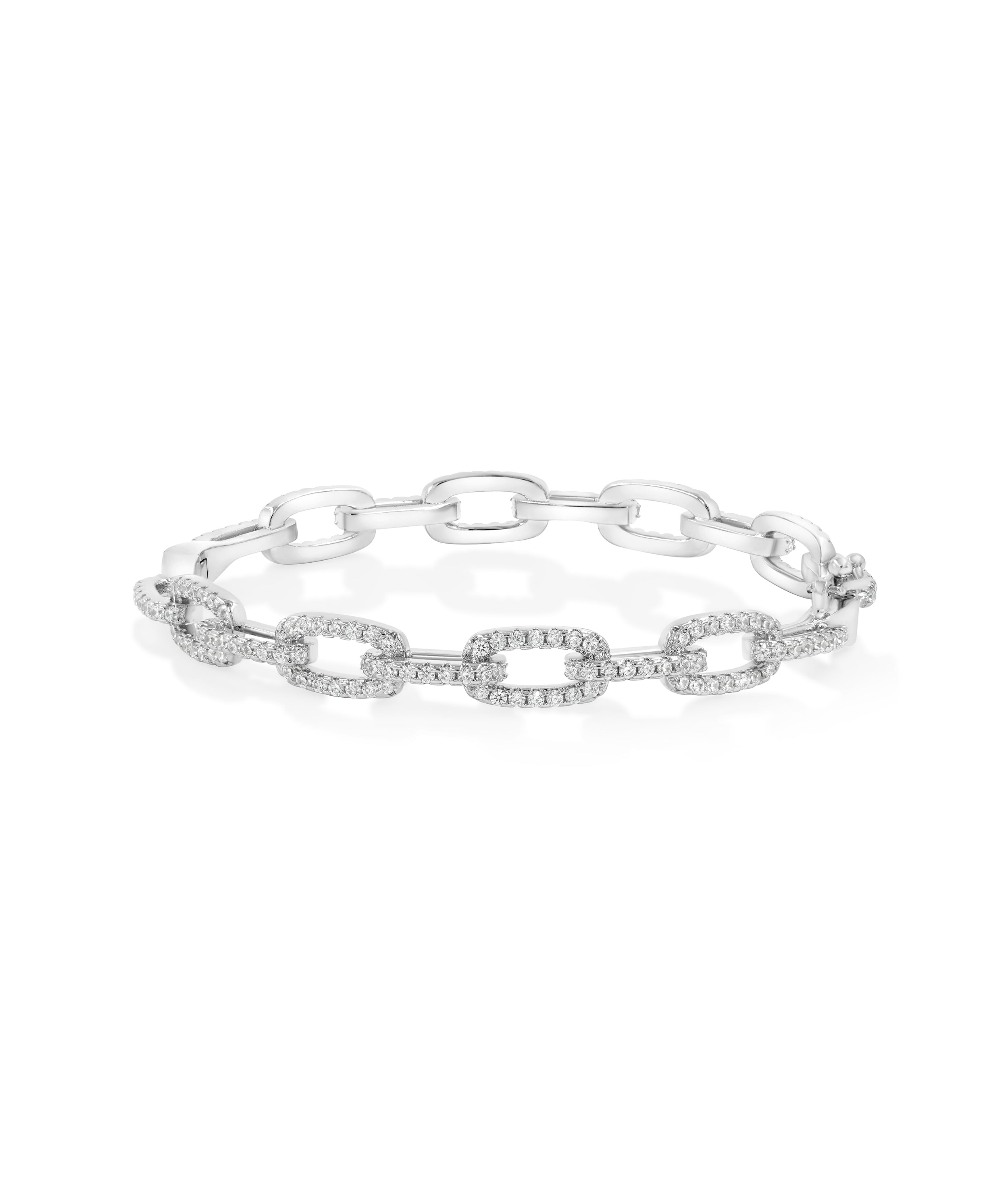 Eternity Link Bangle - 79e | Everyday 14K Gold Jewelry