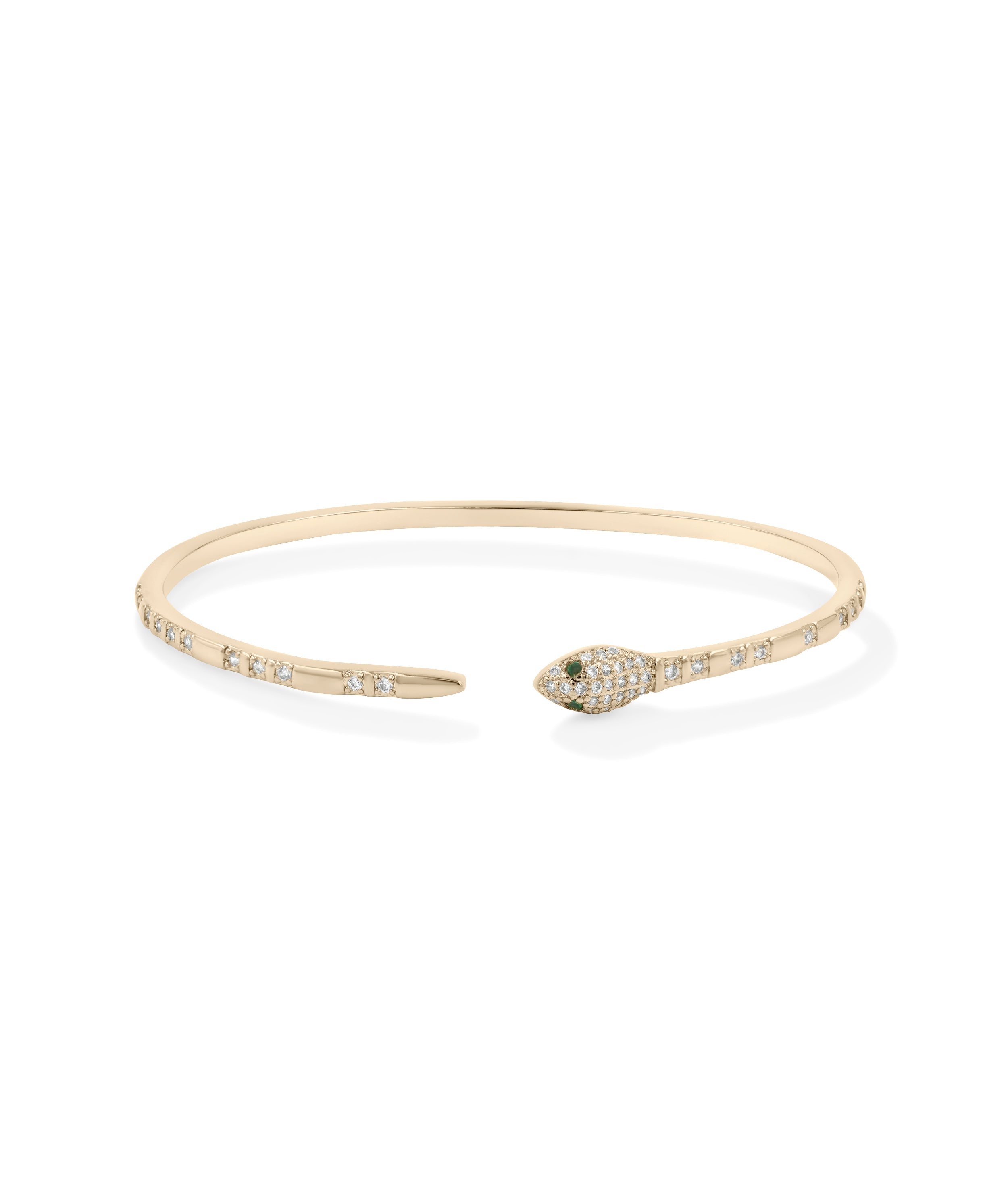 Snake Split Bangle - 79e | Everyday 14K Gold Jewelry
