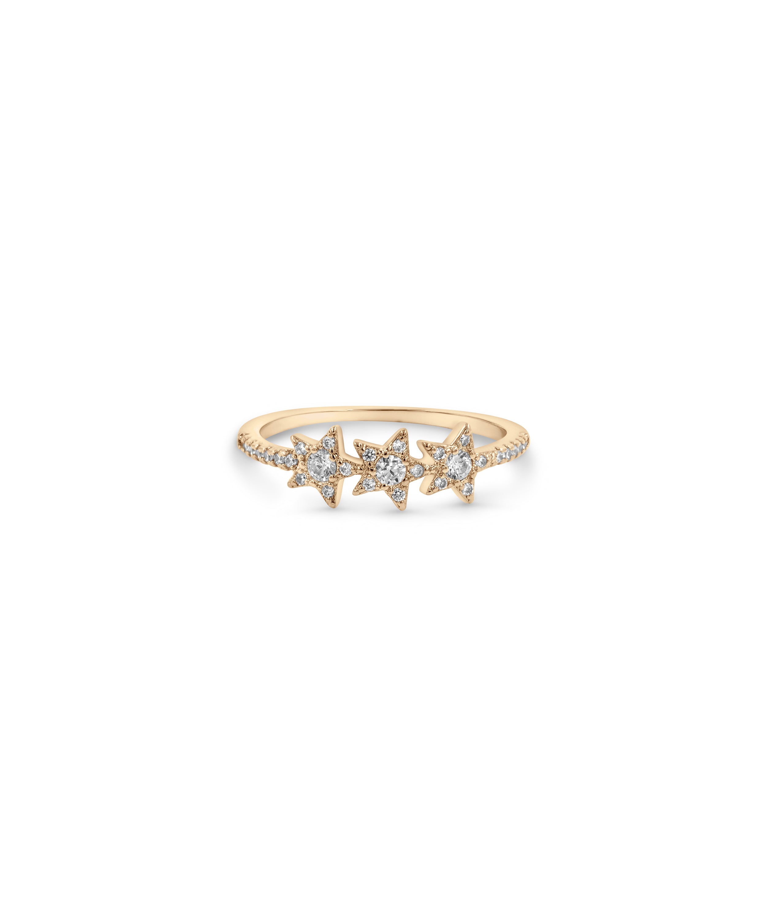 Star Band Ring - 79e | Everyday 14K Gold Jewelry