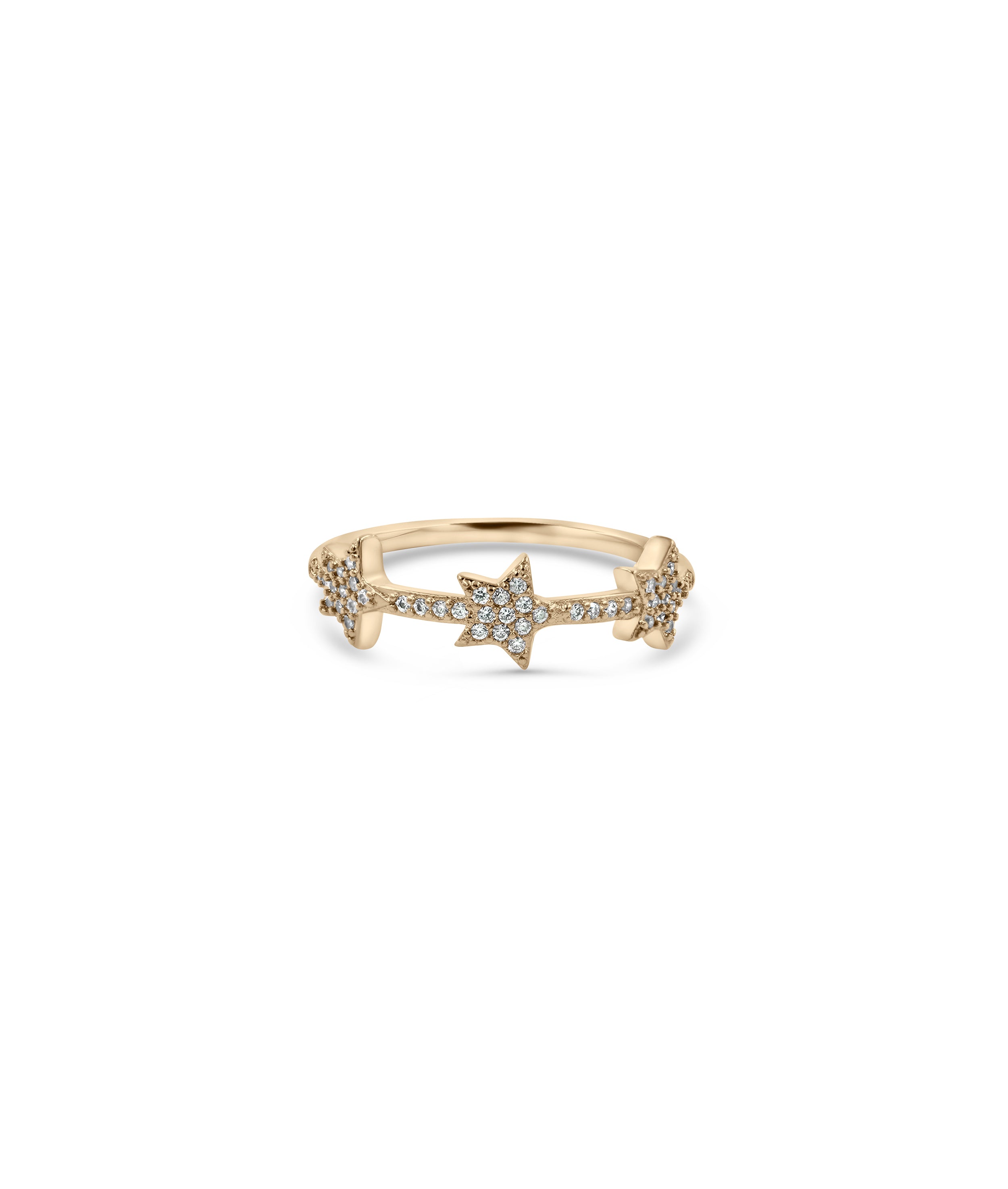 Star Station Band Ring - 79e | Everyday 14K Gold Jewelry